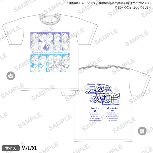 BanG Dream! 11th☆LIVE DAY2:Roselia×Morfonica「Sternenzelt Nocturne」 Special ver. T-Shirt