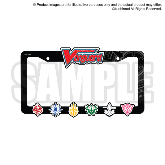 Bushiroad On The Road 2023 "Cardfight!! Vanguard" License Plate Frame