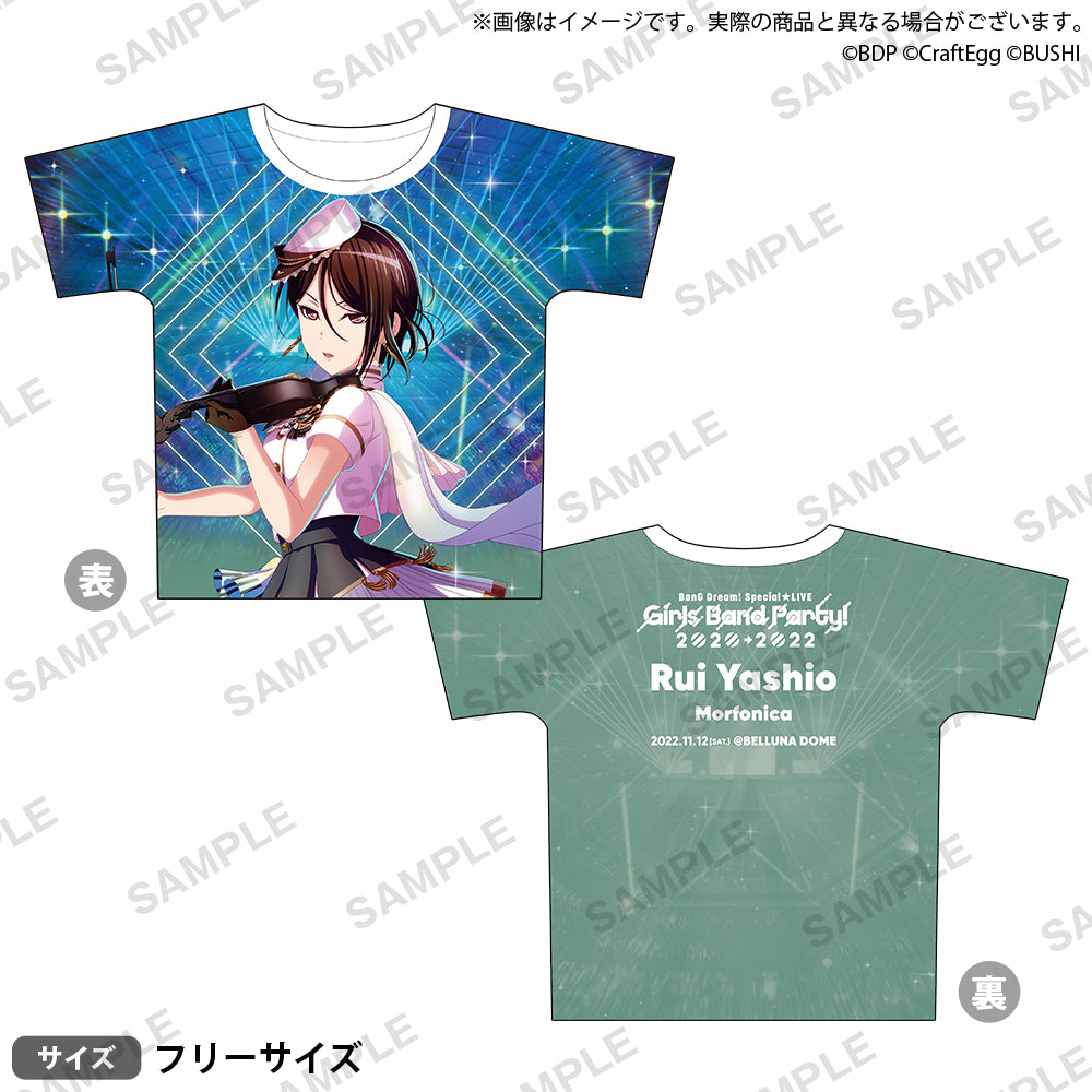 BanG Dream! Special☆LIVE Girls Band Party! 2020→2022 Full Color T-Shirt ver. Morfonica