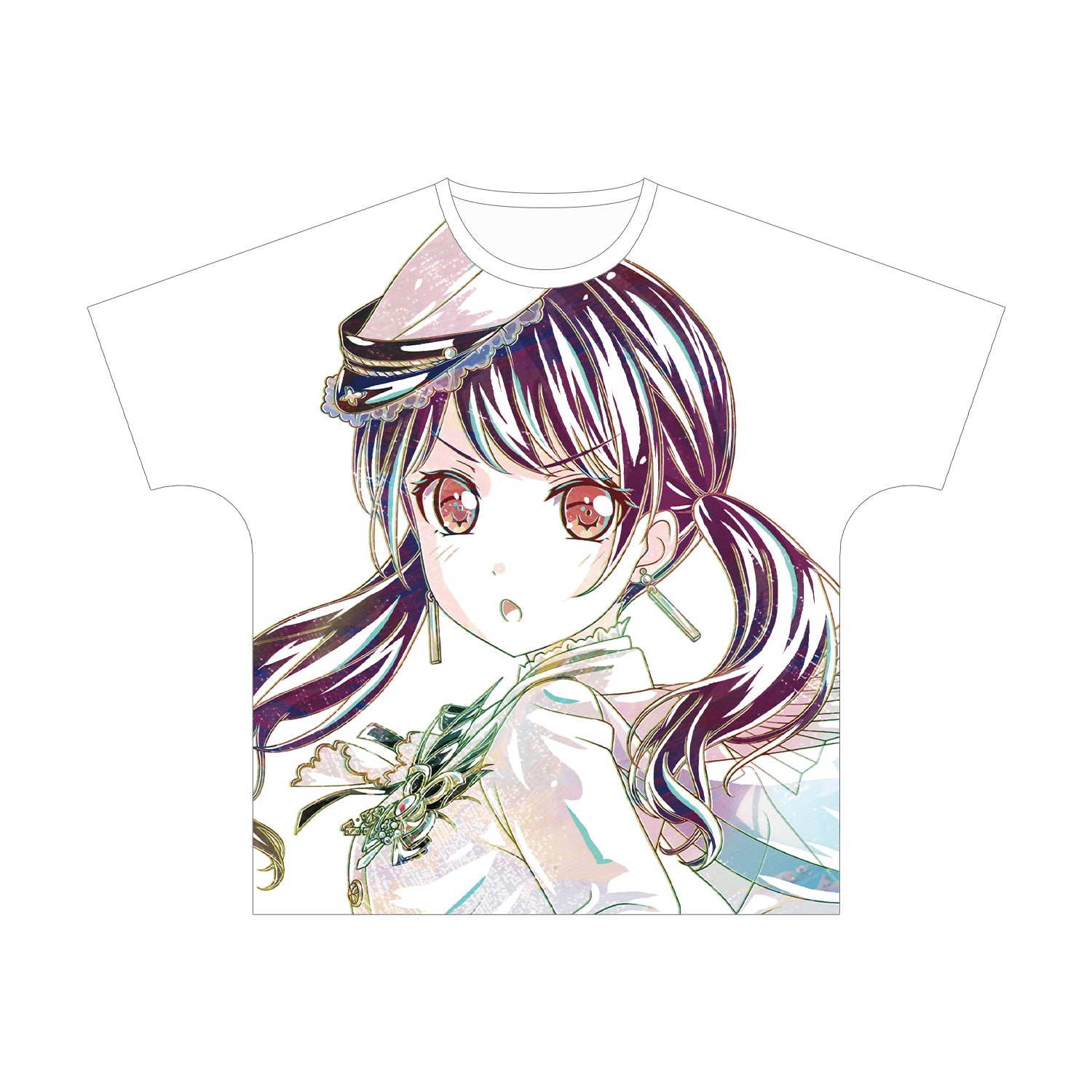 CDJapan : BanG Dream! Girls Band Party! CHU2 Ani-Art Full Graphic T-shirt  Unisex Vol.3 L Collectible