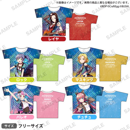 BanG Dream! Special☆LIVE Girls Band Party! 2020→2022 Full Color T-Shirt ver. RAISE A SUILEN