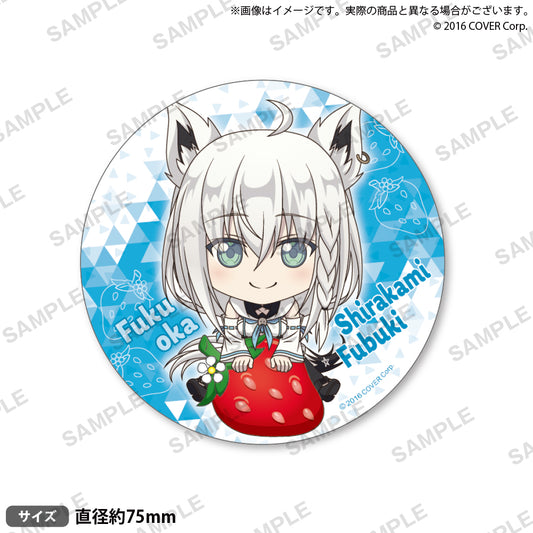 hololive Gotochi Can Badge "Fukuoka-Amaou" ver.