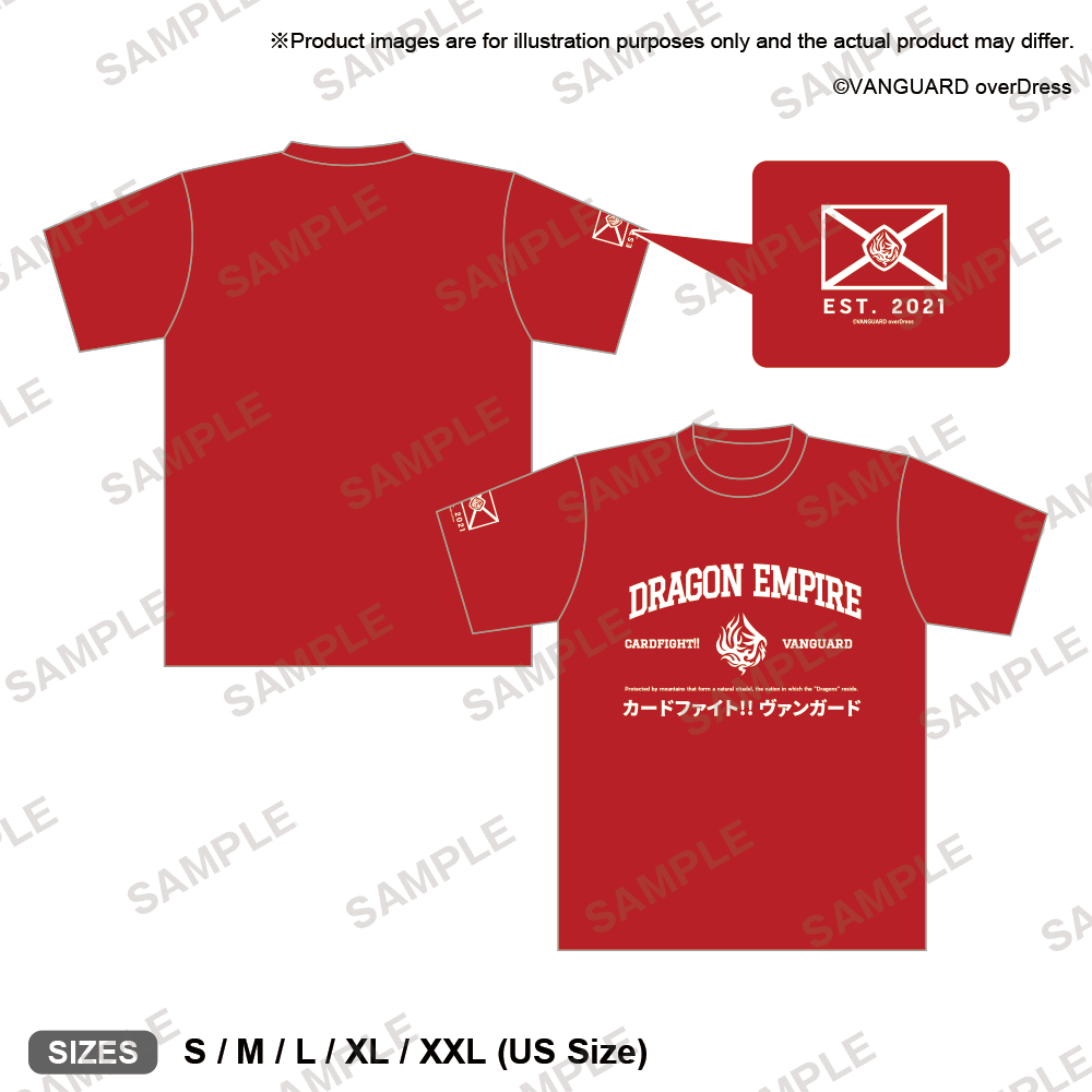 CARDFIGHT!! VANGUARD overDress Nation T-Shirt ver. Dragon Empire