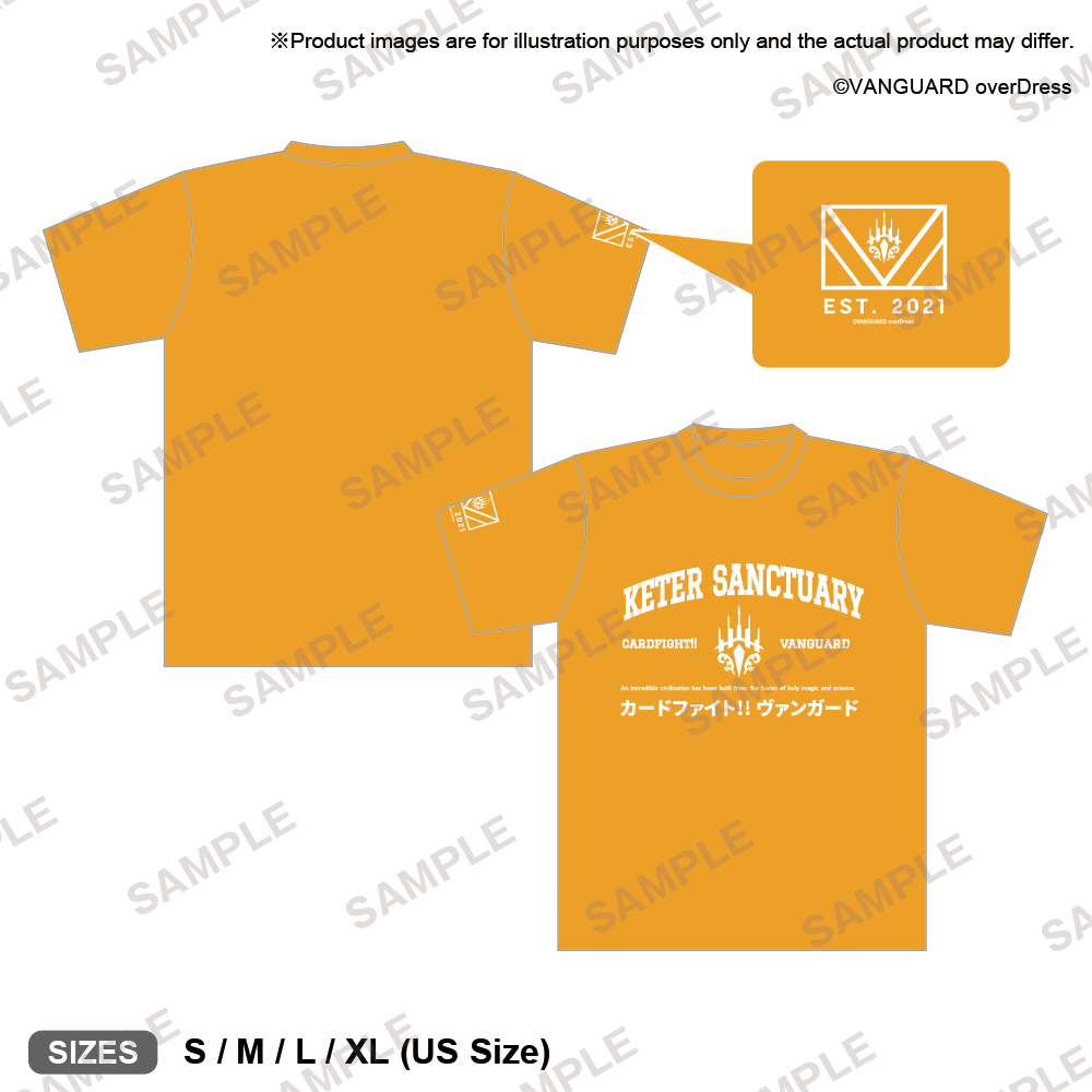 CARDFIGHT!! VANGUARD overDress Nation T-Shirt ver. Keter Sanctuary