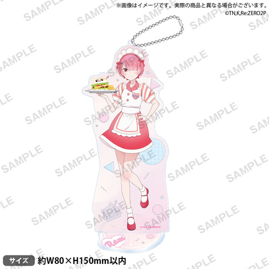Re:ZERO -Starting Life in Another World- "Ram and Rem Birthday 2023" Acrylic Stand Key Holder