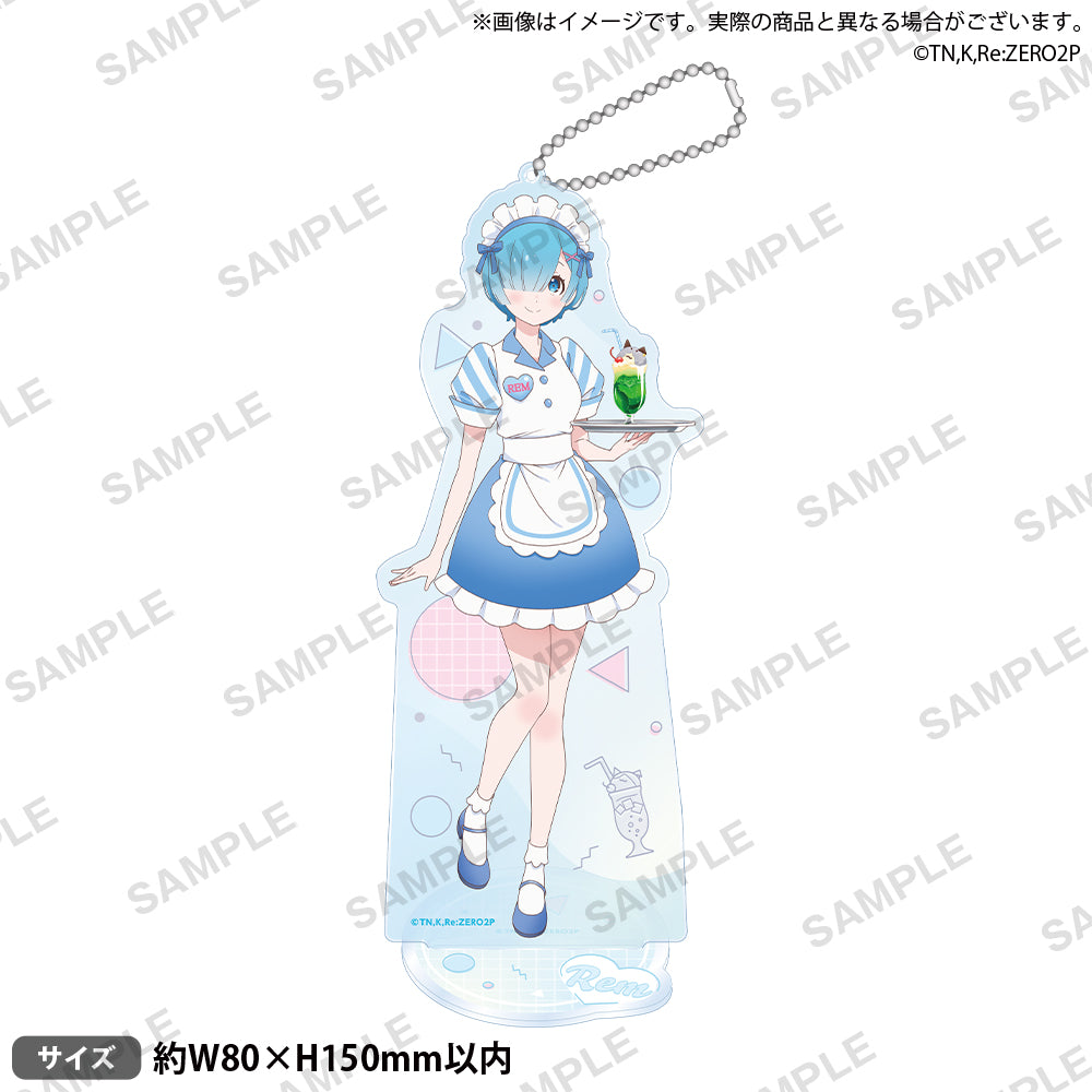 Re:ZERO -Starting Life in Another World- "Ram and Rem Birthday 2023" Acrylic Stand Key Holder