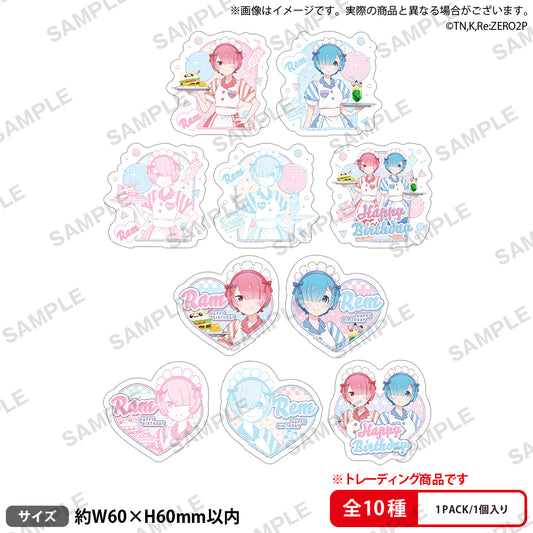 Re:ZERO -Starting Life in Another World- “Ram and Rem Birthday 2023” Trading Stickers