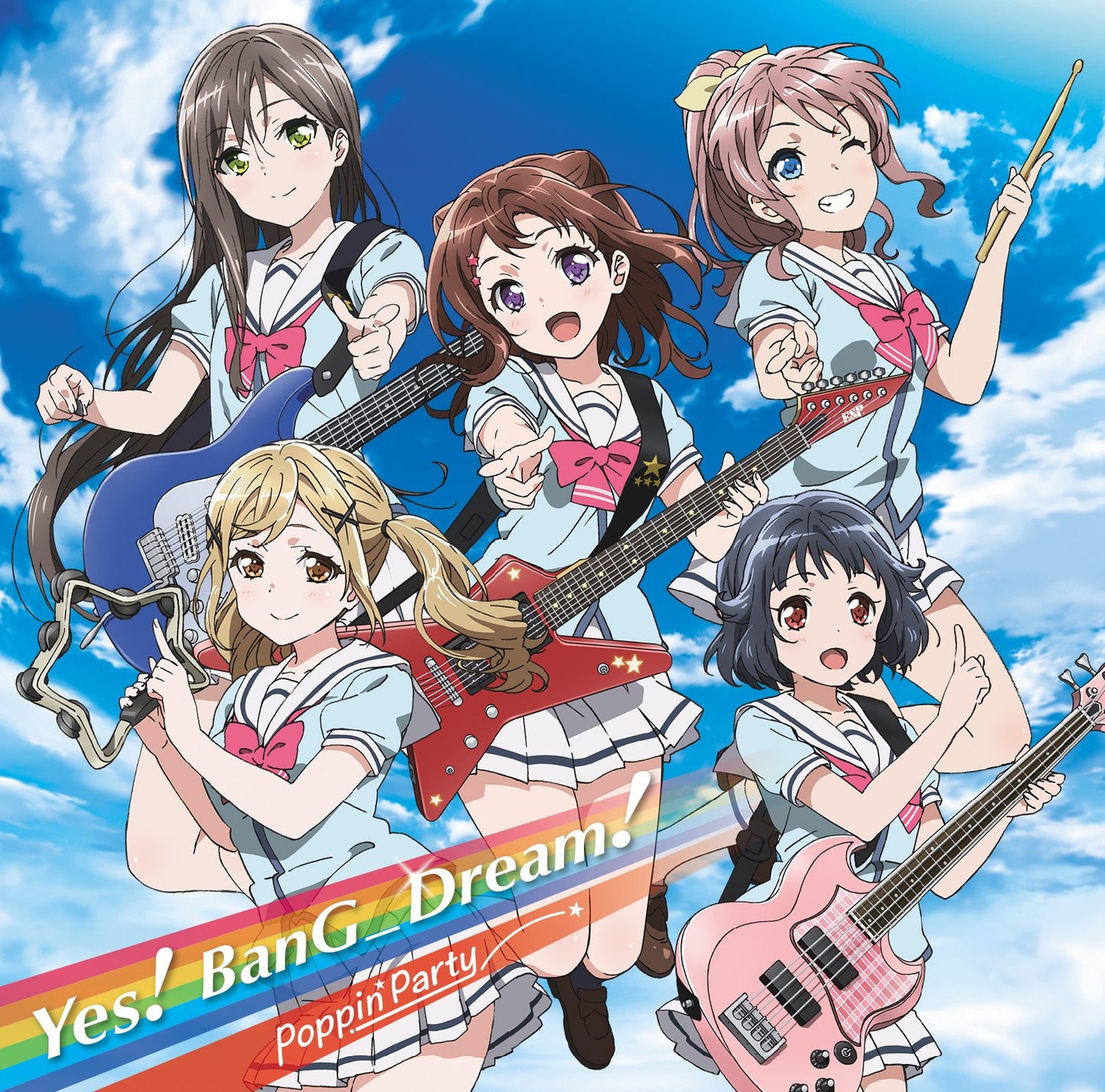 Poppin'Party 1st Single "Yes! BanG Dream!"