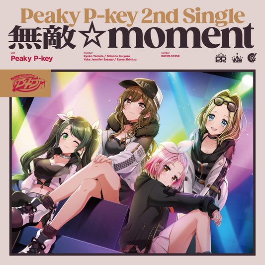 Peaky P-key 2nd Single "INVINCIBLE☆moment"